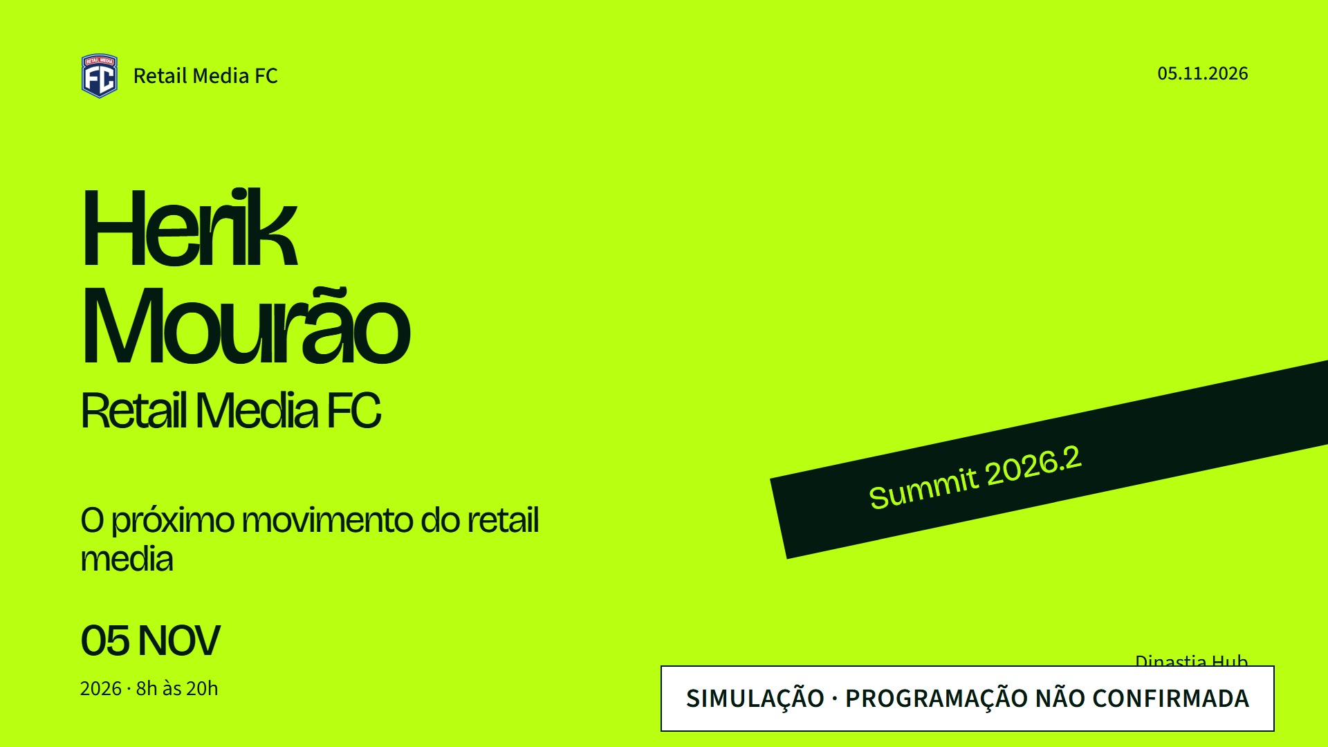 Palco · Herik (simulação)