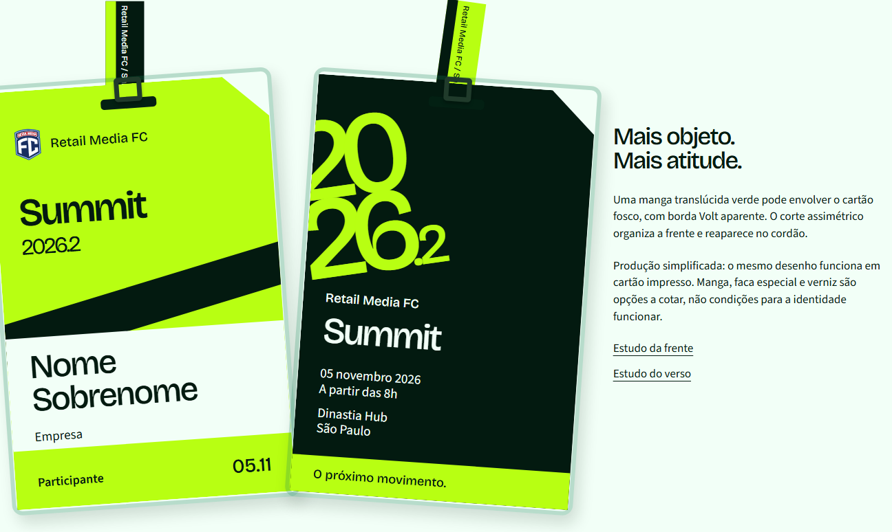 Summit · proposta frente e verso