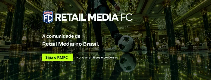 Capa A · Evolução. Retail Media FC; proposta de identidade visual.