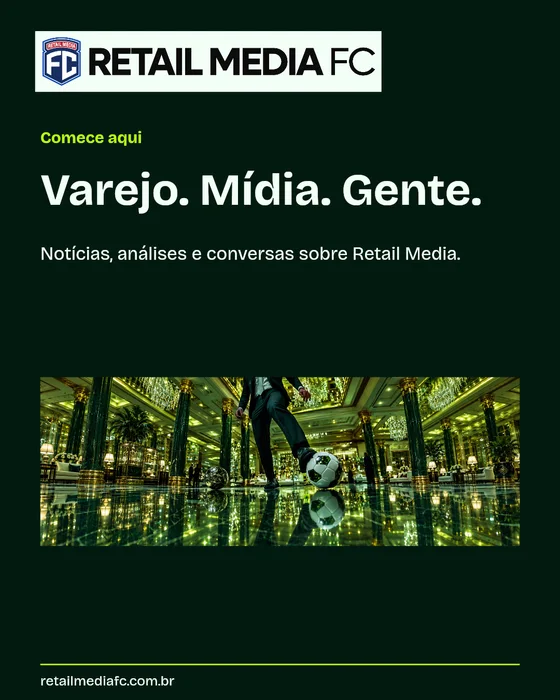 Comece aqui · apresentação 4x5. Retail Media FC; proposta de identidade visual.